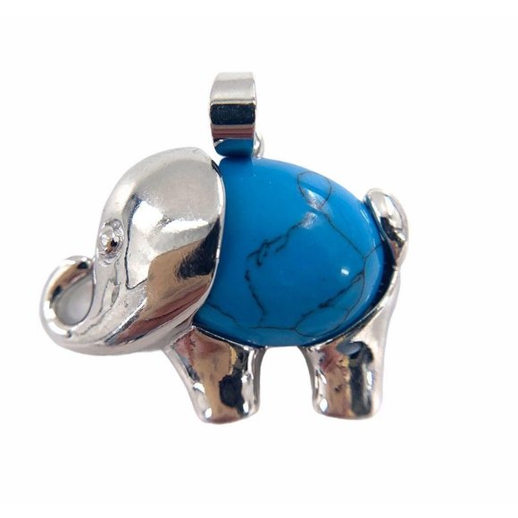 1 pcs Energy Healing Elephant Pendant‎ Good Luck Protection Meditation Positive - Picture 1 of 14